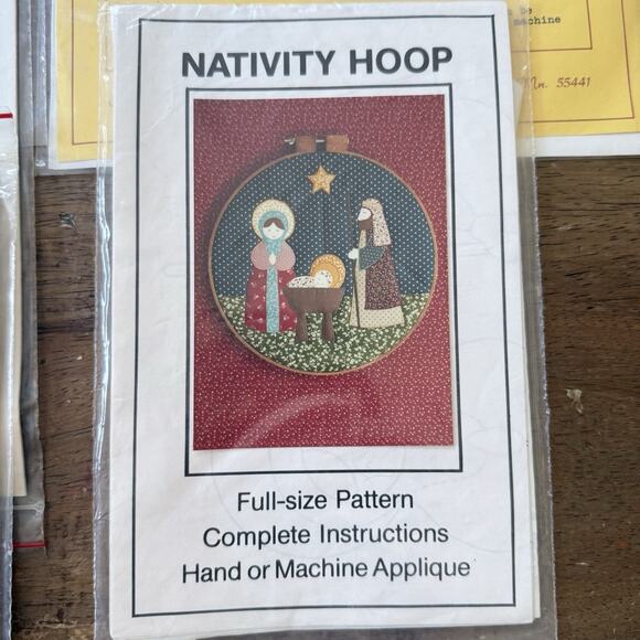 5 Lot Jan Kornfeind Country Hearth Applique Hoop Pattern Originals Plus More T68 - Picture 5 of 8